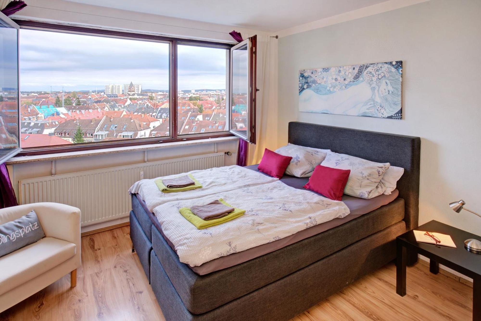 Blick Ueber Karlsruhe - Ferienwohnung Panorama Dış mekan fotoğraf